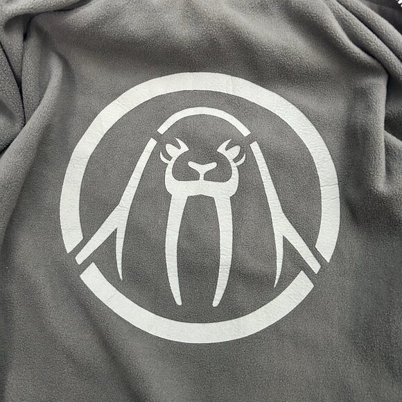 Upper Playground Jacket Mens Medium Full Zip Hoodie Goth Skater Grunge Y2K Nylon - Picture 9 of 15